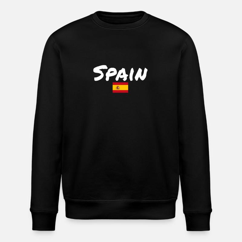 Espagne Espagne Drapeau espagnol Espagnols - Sweat bio ROLLER Stanley/Stella Unisexe - noir
