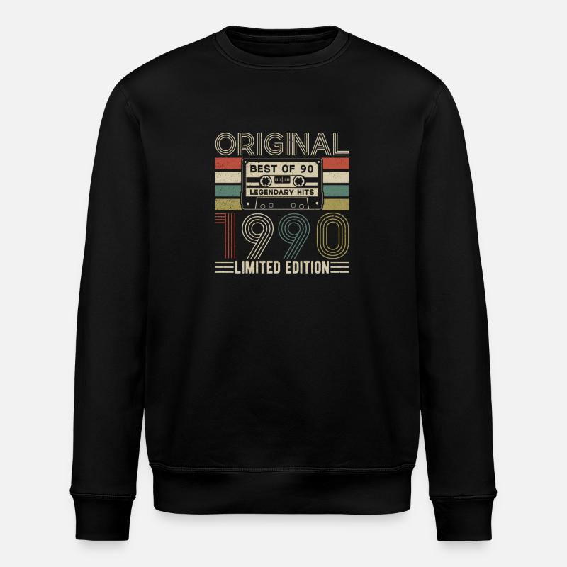 Legends of 1990 - Stanley/Stella ROLLER Unisex Organic Sweatshirt - black