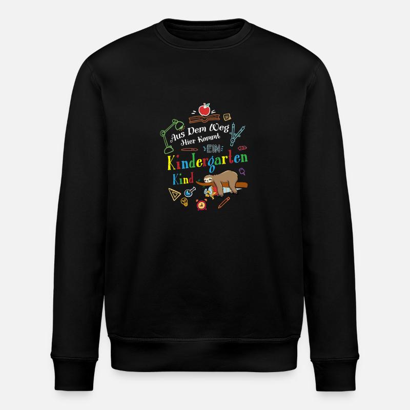 Aus Der Weg Hier Kommt Ein Kindergartenkind - Stanley/Stella Unisex Bio-Sweatshirt ROLLER - Schwarz