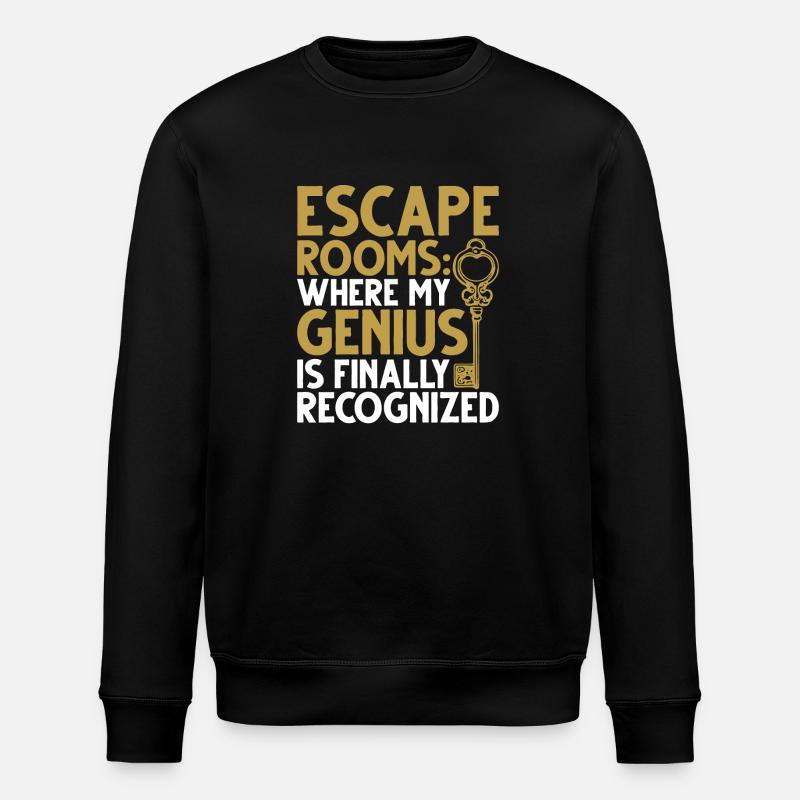 Escape Room - Stanley/Stella Unisex Bio-Sweatshirt ROLLER - Schwarz