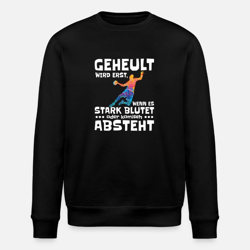 Blutiger Handballtanz - Stanley/Stella Unisex Bio-Sweatshirt ROLLER - Schwarz