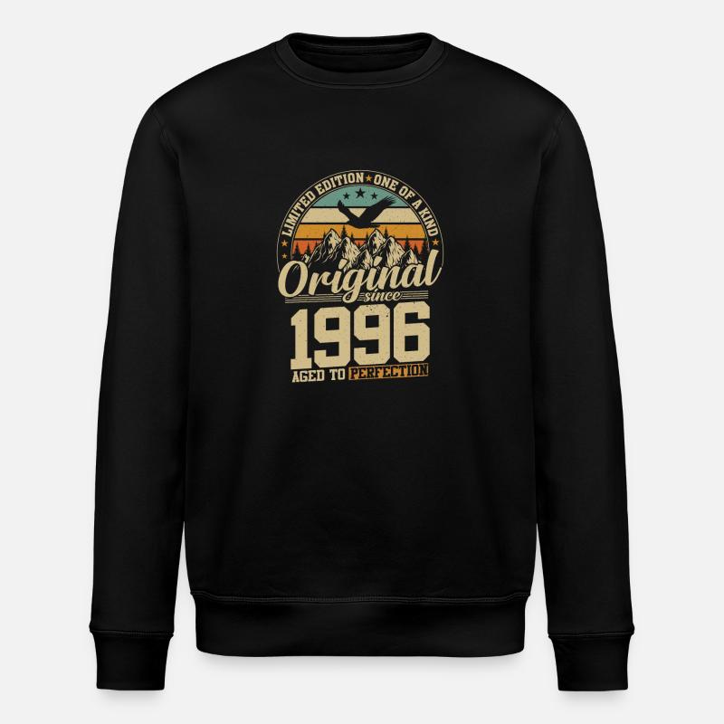 Zeitreise 1996 Jubiläum - Stanley/Stella Unisex Bio-Sweatshirt ROLLER - Schwarz