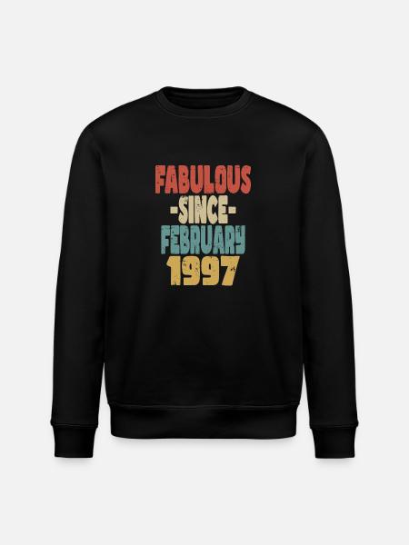 Fabuleux Février 1997 - Sweat bio ROLLER Stanley/Stella Unisexe - noir