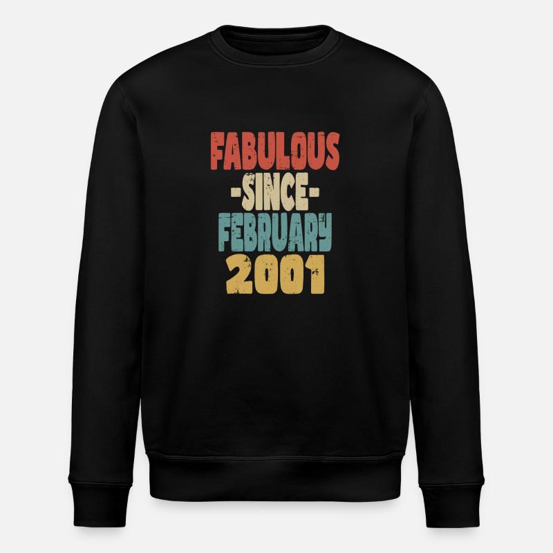 Fabuleux Février 2001 - Sweat bio ROLLER Stanley/Stella Unisexe - noir