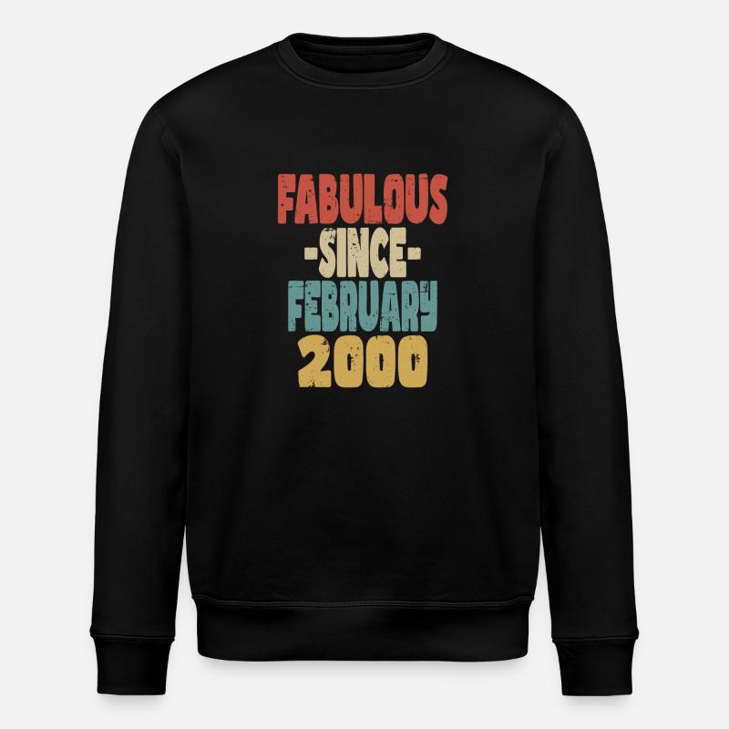 Fabuleux Février 2000 - Sweat bio ROLLER Stanley/Stella Unisexe - noir