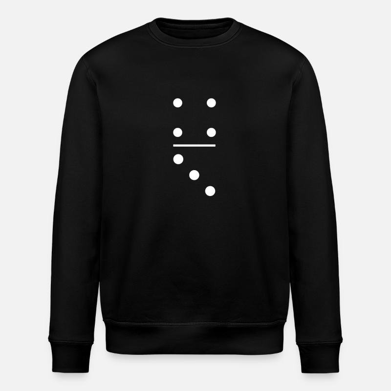 Dominos drôles 4-3 Carnaval - Sweat bio ROLLER Stanley/Stella Unisexe - noir