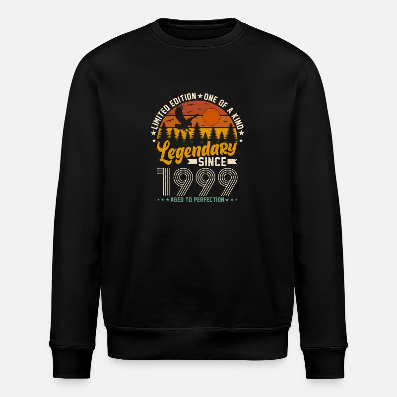 JubiläumsRetro '99 - Stanley/Stella Unisex Bio-Sweatshirt ROLLER - Schwarz