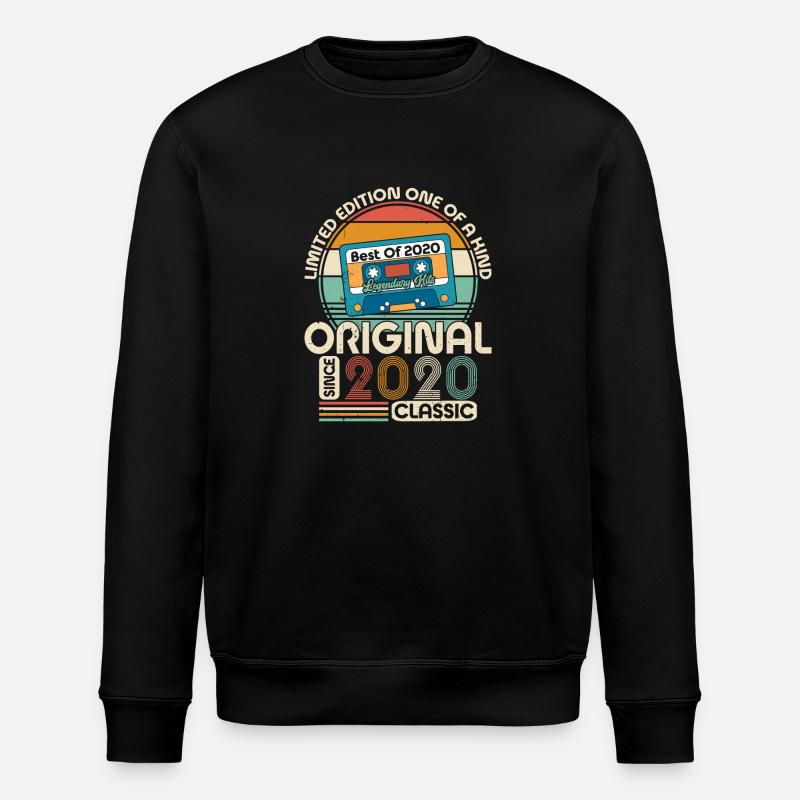 Jubiläumsfreude 2020 - Stanley/Stella Unisex Bio-Sweatshirt ROLLER - Schwarz