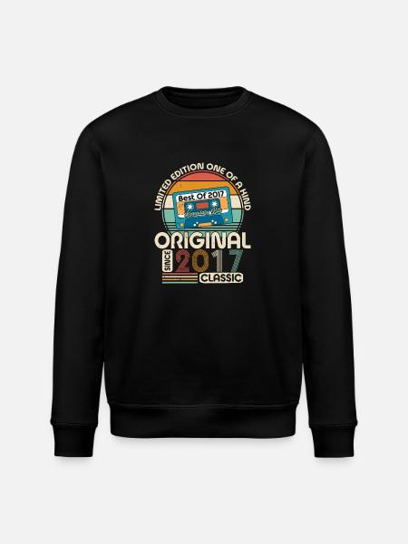 Jubiläumsfreude 2017 - Stanley/Stella Unisex Bio-Sweatshirt ROLLER - Schwarz