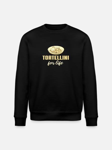 Tortellini for life - Stanley/Stella ROLLER Unisex Organic Sweatshirt - black