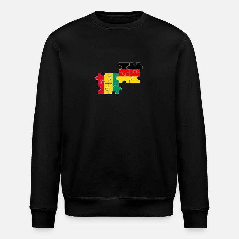 Guinée Allemagne Drapeau Guinée allemande - Sweat bio ROLLER Stanley/Stella Unisexe - noir
