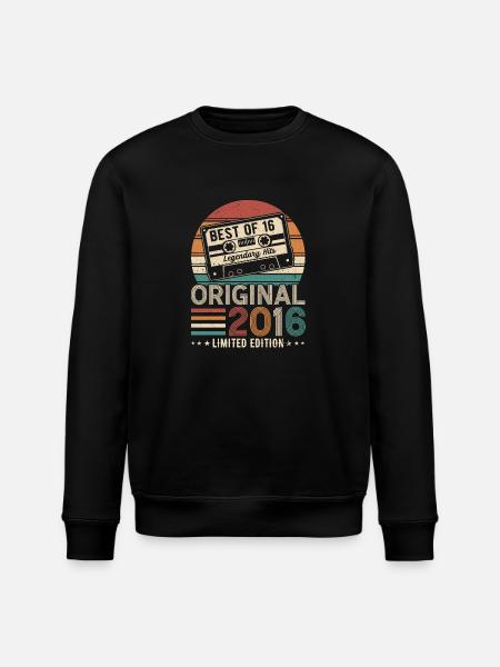Millésime légendaire 2016 - Sweat bio ROLLER Stanley/Stella Unisexe - noir