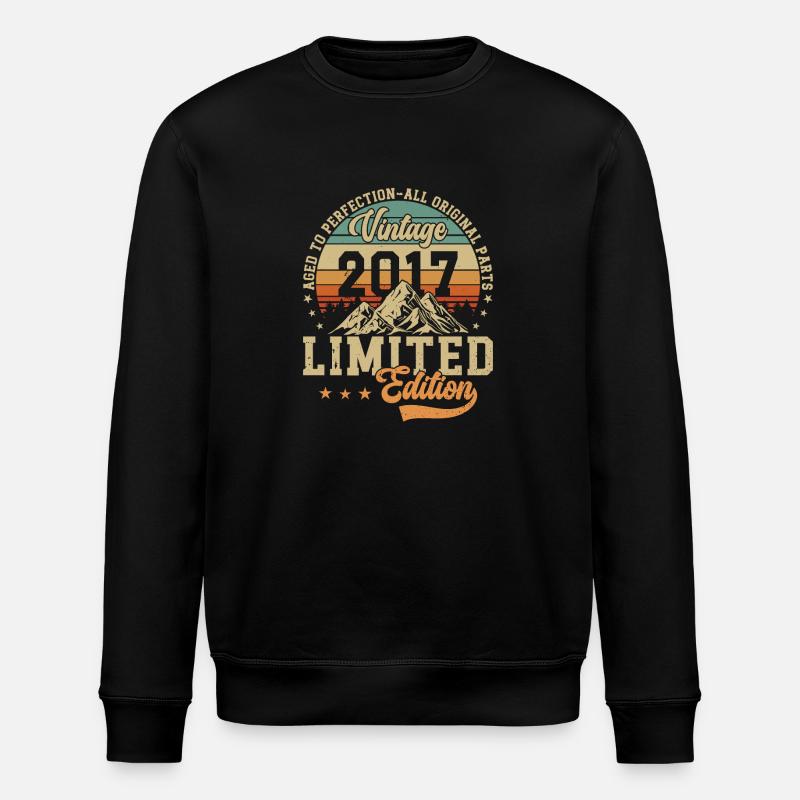 Golden Birthday Joy 2017 - Stanley/Stella ROLLER Unisex Organic Sweatshirt - black