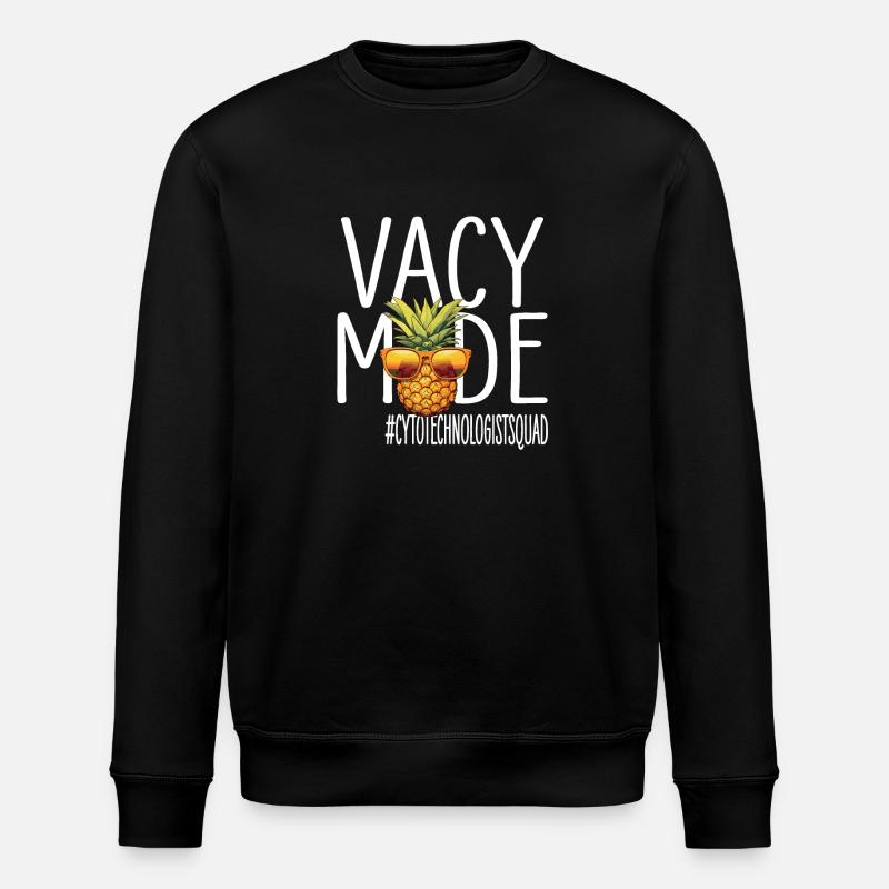 Cytotechnologist Vacation Vacy Mode - Stanley/Stella ROLLER Unisex Organic Sweatshirt - black