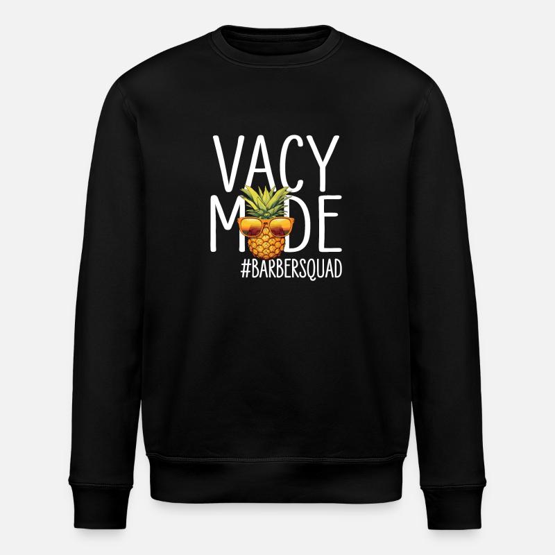 Vacances Vacy Mode Barbersquad - Sweat bio ROLLER Stanley/Stella Unisexe - noir