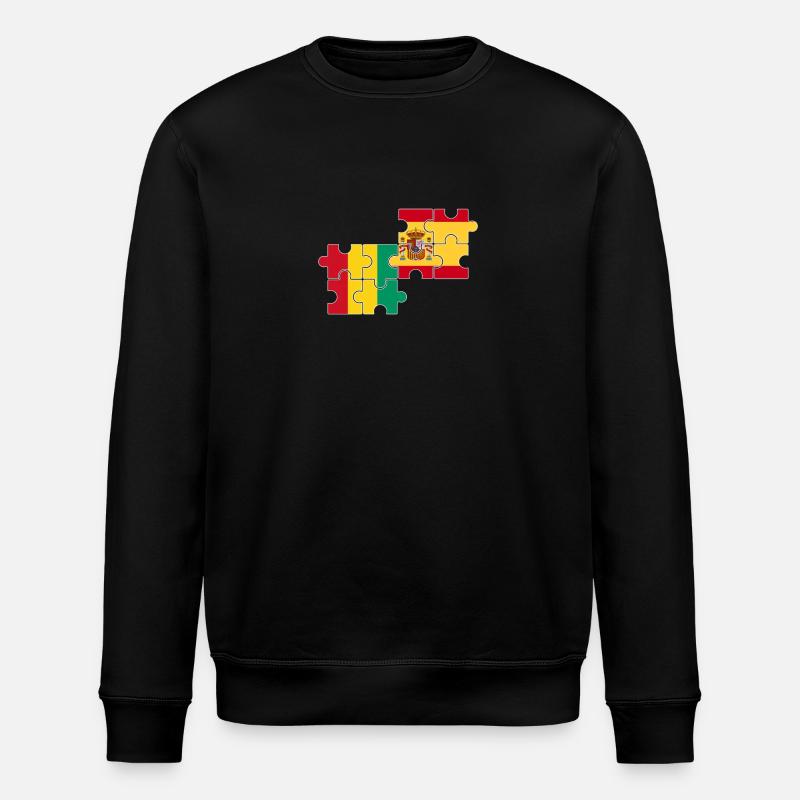 Guinée Espagne Drapeau Guinée espagnole - Sweat bio ROLLER Stanley/Stella Unisexe - noir
