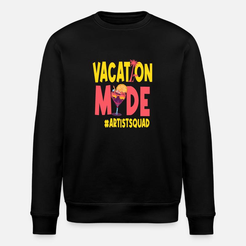 Vacances d’artiste Vacy Mode Artistsquad - Sweat bio ROLLER Stanley/Stella Unisexe - noir