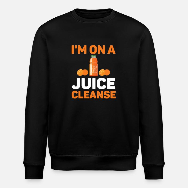 Detox – Juice Cleansing - Stanley/Stella ROLLER Unisex Organic Sweatshirt - black