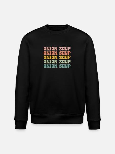 Onion soup - Stanley/Stella ROLLER Unisex Organic Sweatshirt - black