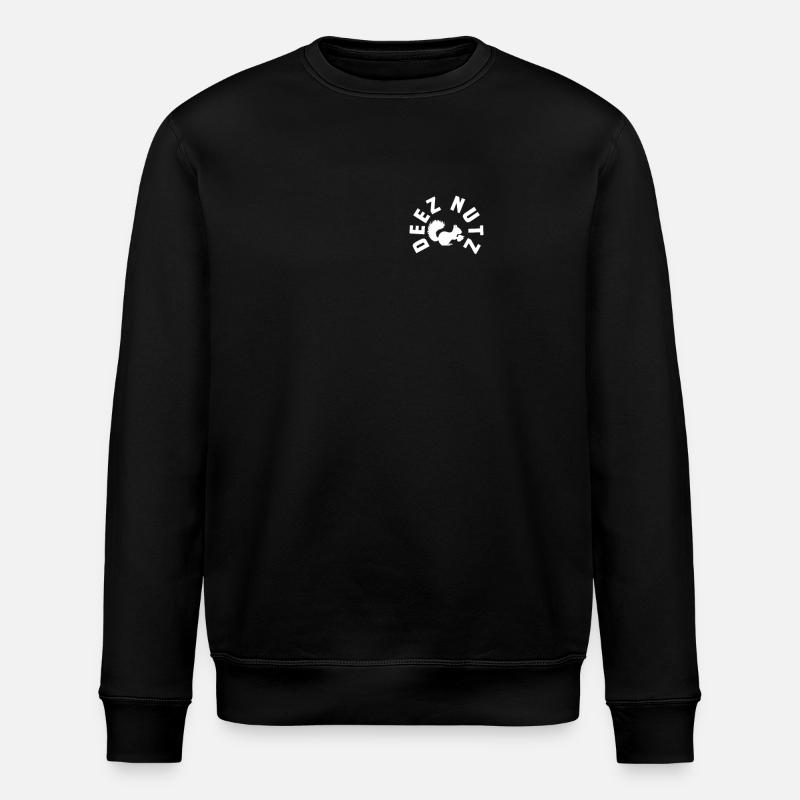 Squirrel Pocket T-Shirt - Stanley/Stella ROLLER Unisex Organic Sweatshirt - black