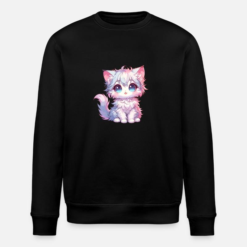 Anime Bébé Chat - Sweat bio ROLLER Stanley/Stella Unisexe - noir