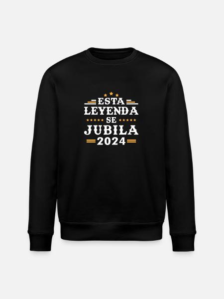 This legend retires 2024 - Stanley/Stella ROLLER Unisex Organic Sweatshirt - black