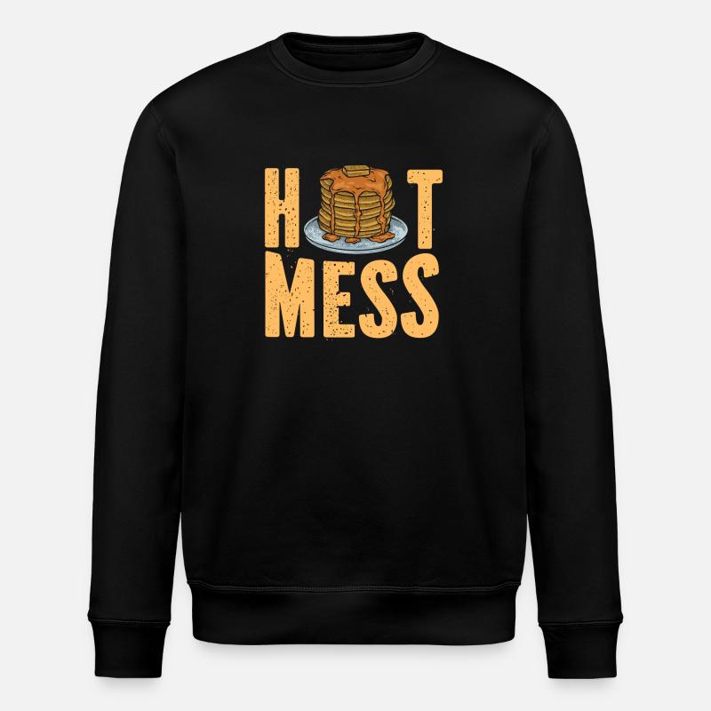 Pancake Lover Kids Chaud Mess - Sweat bio ROLLER Stanley/Stella Unisexe - noir