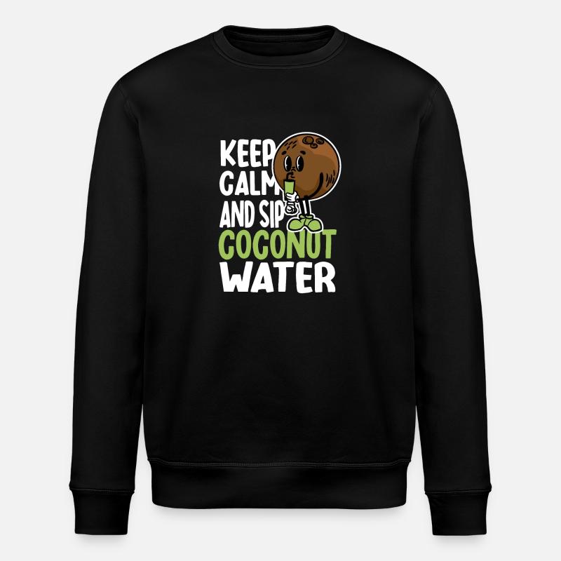 Humour à l’eau de - Sweat bio ROLLER Stanley/Stella Unisexe - noir