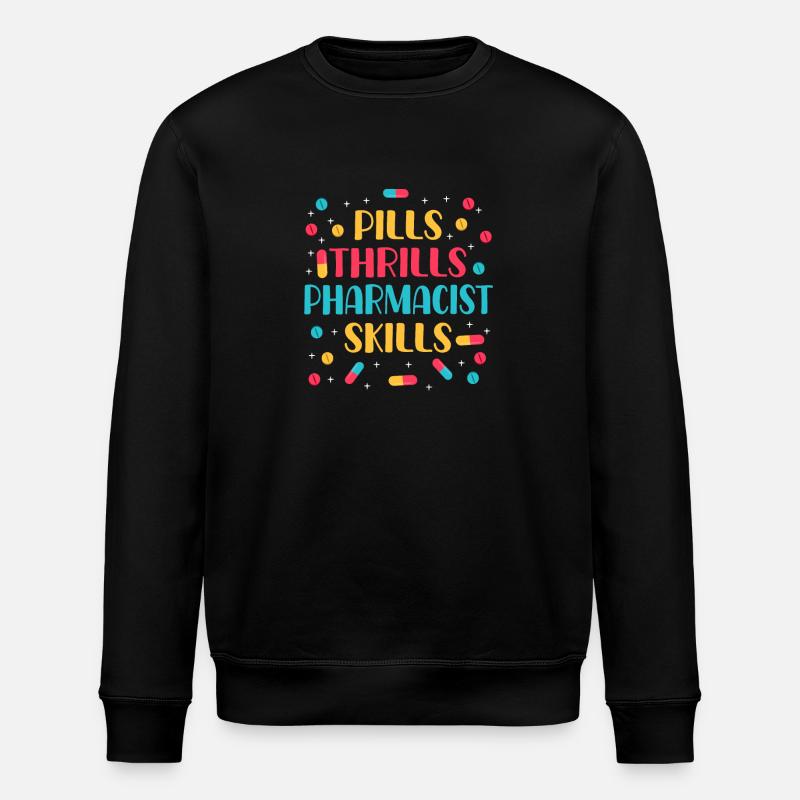 Conception drôle d’apothicaire - Sweat bio ROLLER Stanley/Stella Unisexe - noir