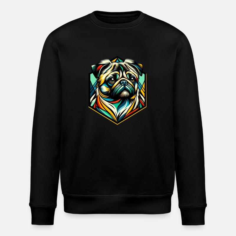 Chien Carlin - Sweat bio ROLLER Stanley/Stella Unisexe - noir