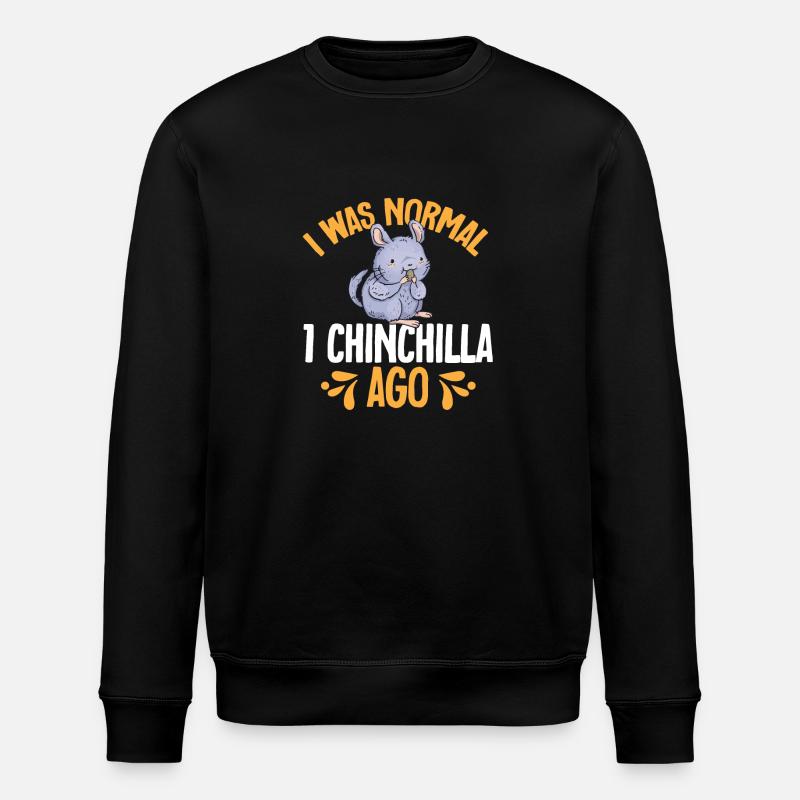 Chinchilla - Stanley/Stella Unisex Bio-Sweatshirt ROLLER - Schwarz