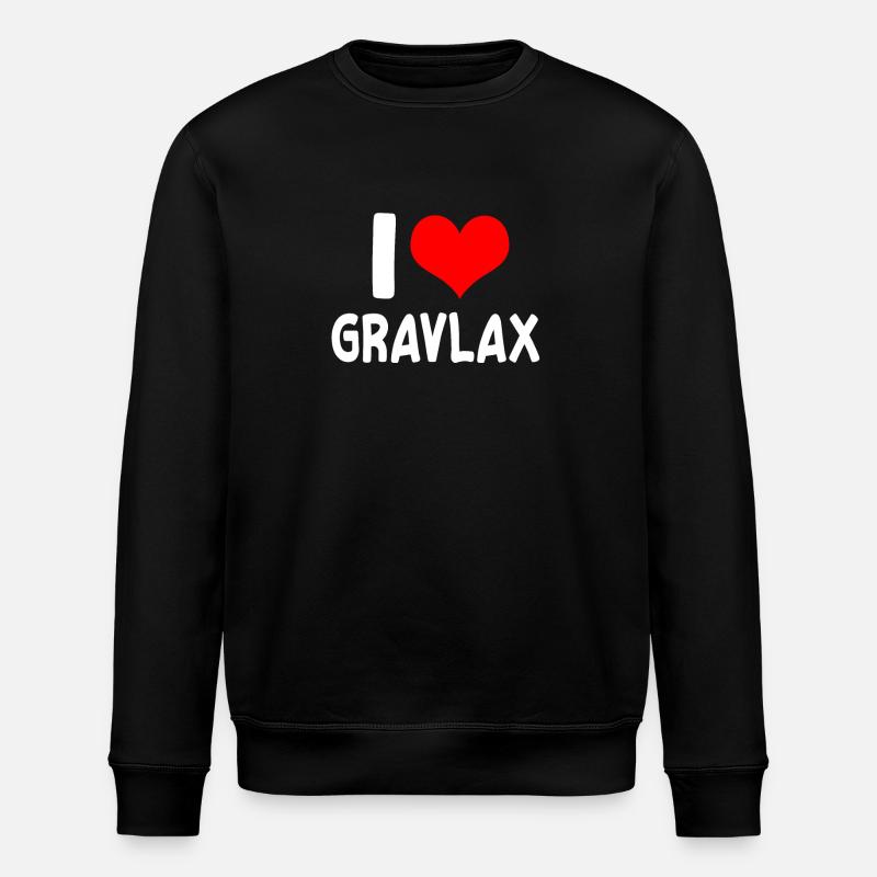 J’adore le Gravlax - Sweat bio ROLLER Stanley/Stella Unisexe - noir