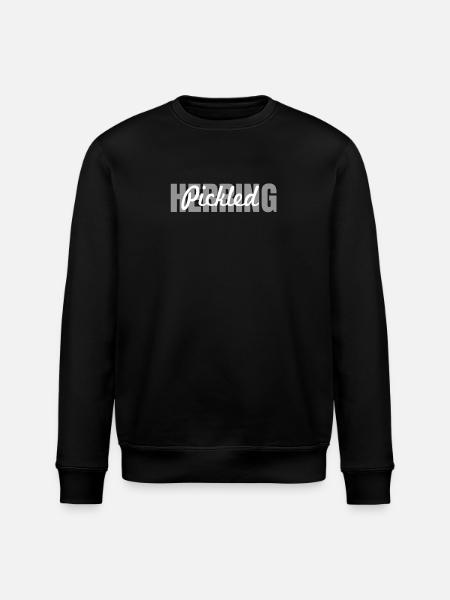 dutch pickled herring lettering - Stanley/Stella ROLLER Unisex Organic Sweatshirt - black