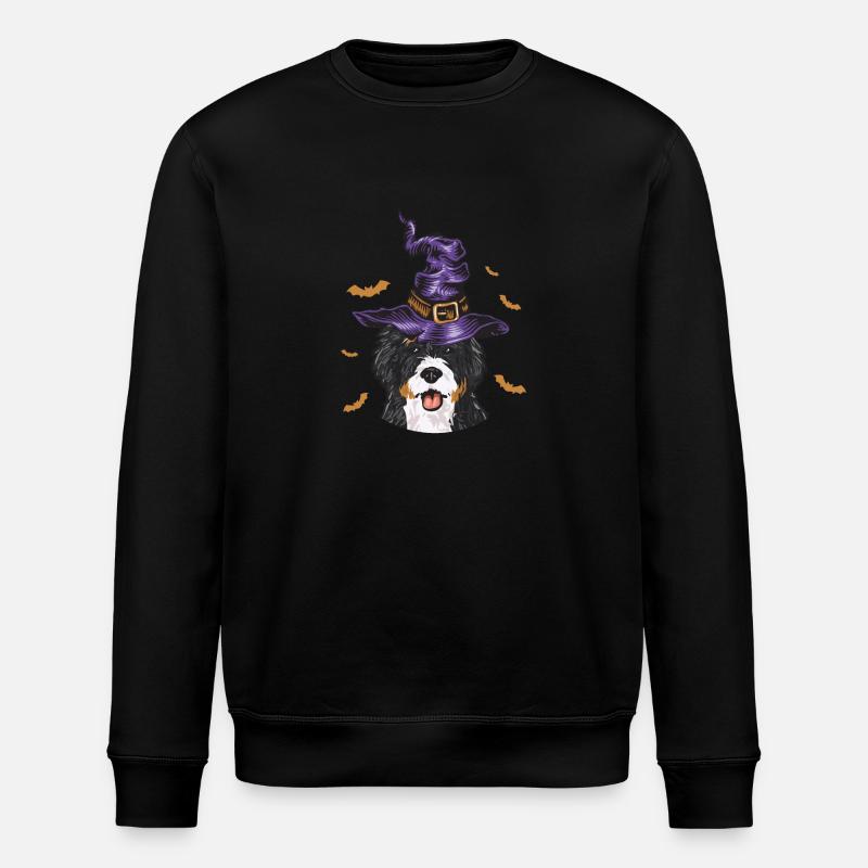 Bernedoodle Hund - Stanley/Stella Unisex Bio-Sweatshirt ROLLER - Schwarz