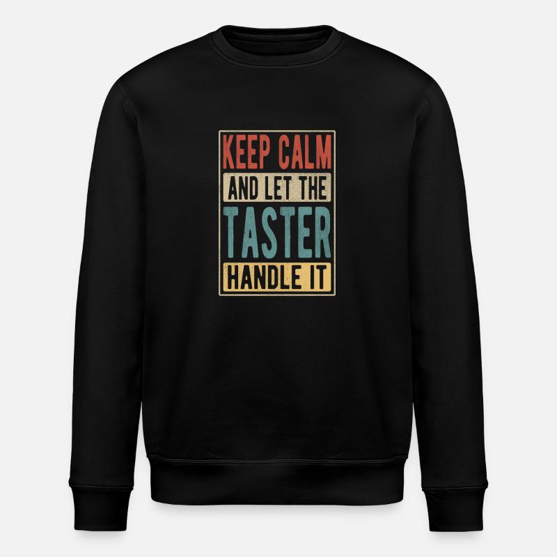 Probier-Retro-Geschenk - Stanley/Stella Unisex Bio-Sweatshirt ROLLER - Schwarz