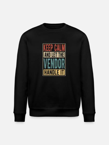 Vendor Retro Gift - Stanley/Stella ROLLER Unisex Organic Sweatshirt - black