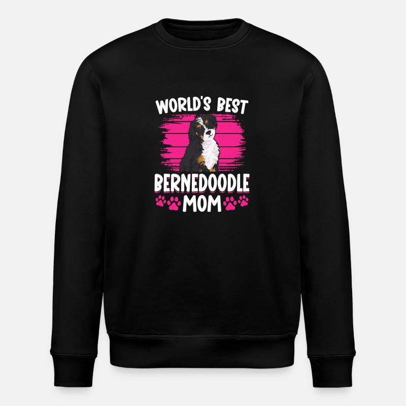 Chien Bernedoodle - Sweat bio ROLLER Stanley/Stella Unisexe - noir