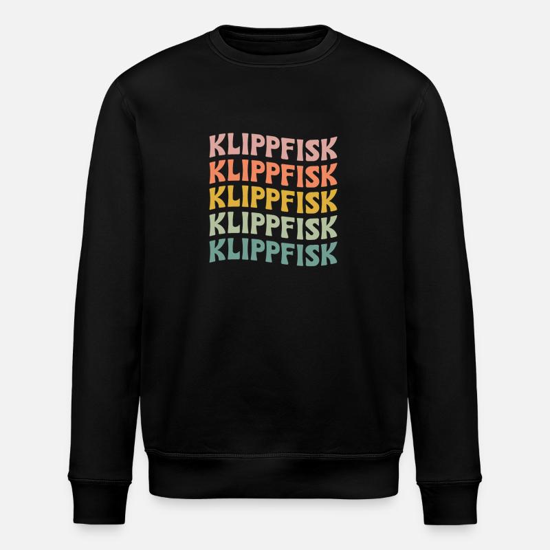 Clipfisk - Stanley/Stella ROLLER Unisex Organic Sweatshirt - black