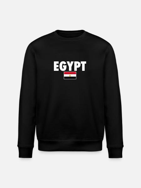 Egypt Egyptian Flag Egyptian - Stanley/Stella ROLLER Unisex Organic Sweatshirt - black