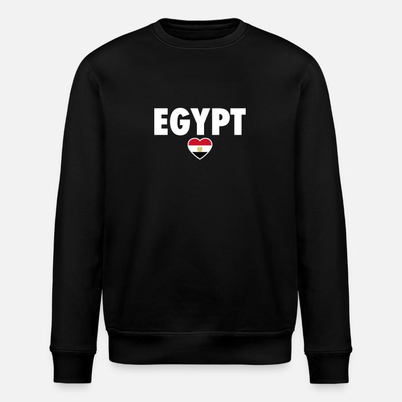 Egypt Egyptian Flag Egyptian - Stanley/Stella ROLLER Unisex Organic Sweatshirt - black