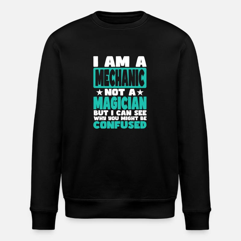 Mechanic - Stanley/Stella ROLLER Unisex Organic Sweatshirt - black