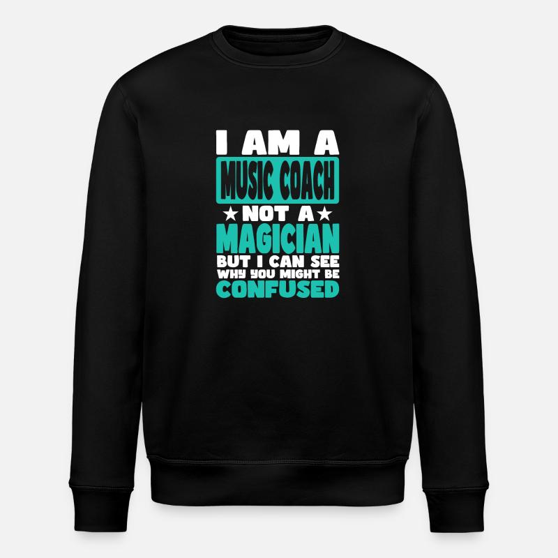 Coach de musique - Sweat bio ROLLER Stanley/Stella Unisexe - noir