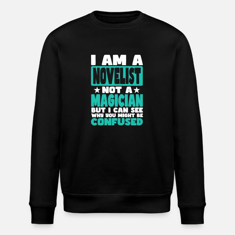 Novelist - Stanley/Stella ROLLER Unisex Organic Sweatshirt - black