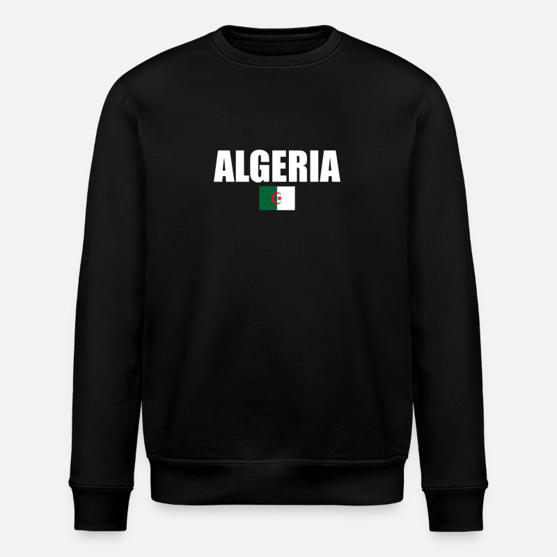 Algérie Algérie Drapeau algérien Algérien - Sweat bio ROLLER Stanley/Stella Unisexe - noir