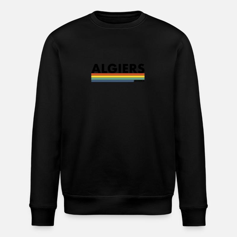 Algiers Algeria Retro Algerian - Stanley/Stella ROLLER Unisex Organic Sweatshirt - black