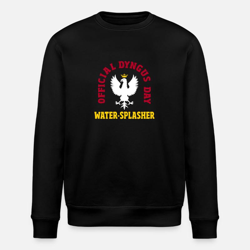 PolniscŚmigus-Dyngus Water Splash - Stanley/Stella ROLLER Unisex Organic Sweatshirt - black