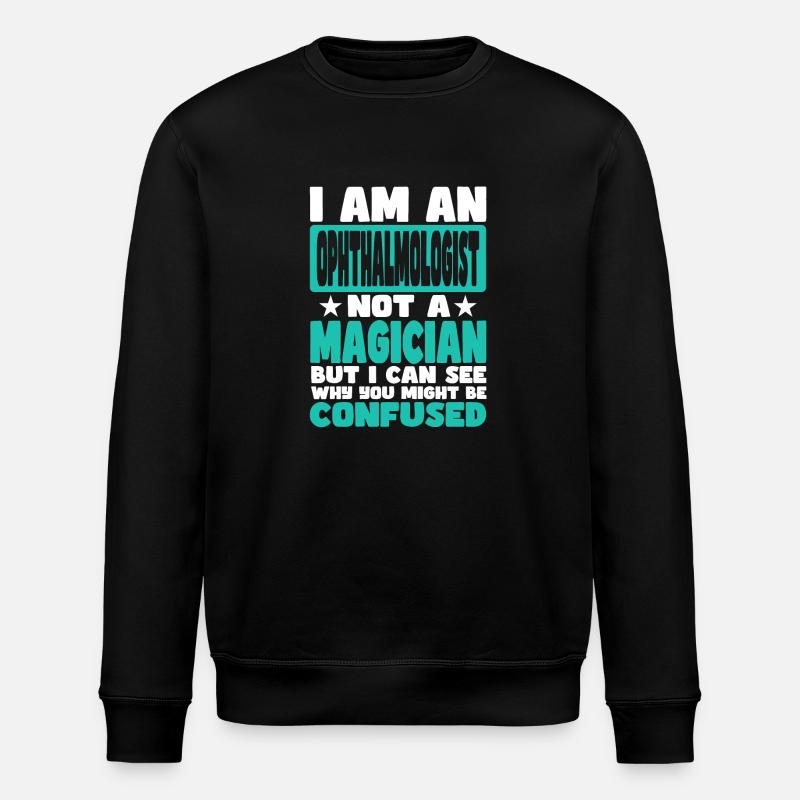 Augenarzt - Stanley/Stella Unisex Bio-Sweatshirt ROLLER - Schwarz