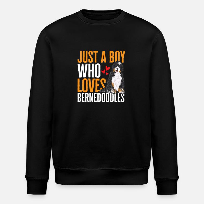 Chien Bernedoodle - Sweat bio ROLLER Stanley/Stella Unisexe - noir