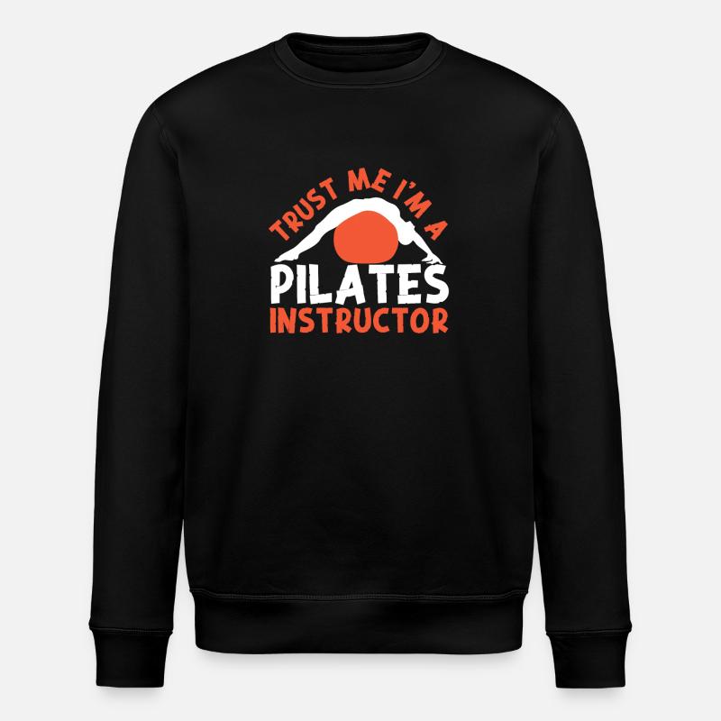 Pilates Instructor Teacher Trust - Stanley/Stella ROLLER Unisex Organic Sweatshirt - black