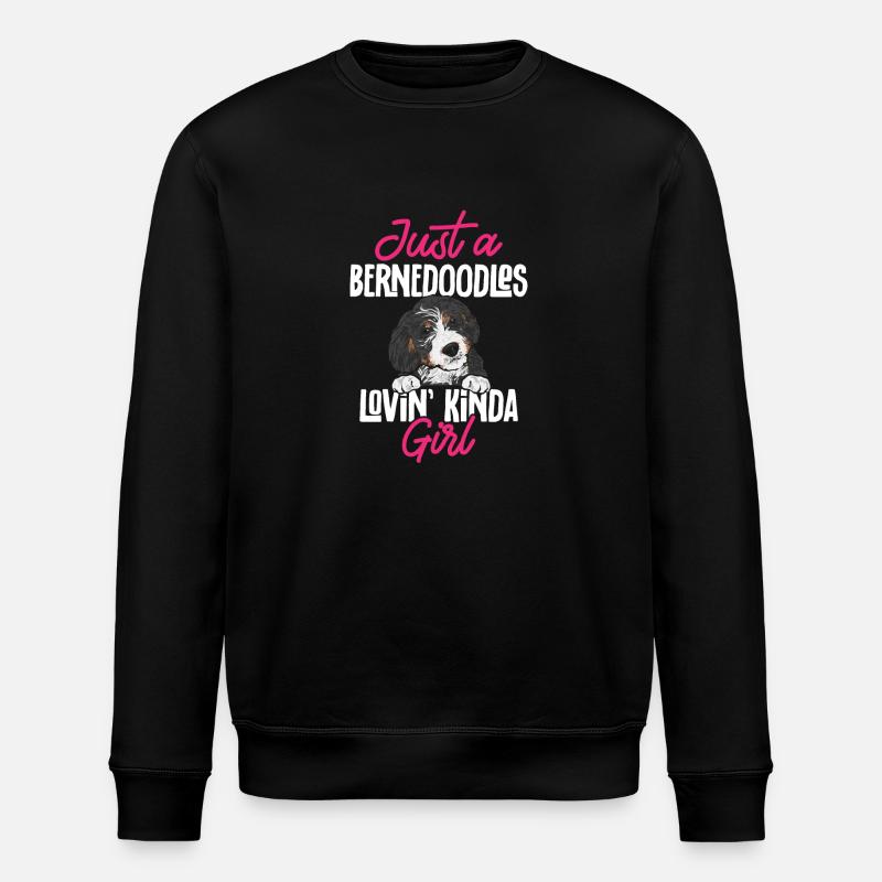 Chien Bernedoodle - Sweat bio ROLLER Stanley/Stella Unisexe - noir